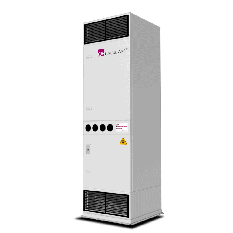 High-efficiency Circul-Aire air purification system for clean indoor air, featuring advanced filtration and UV technology to eliminate airborne contaminants and improve air quality.