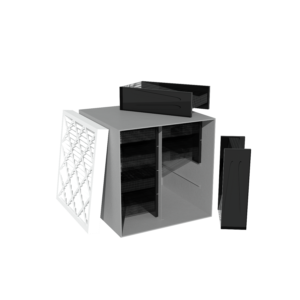 front loading filter housing